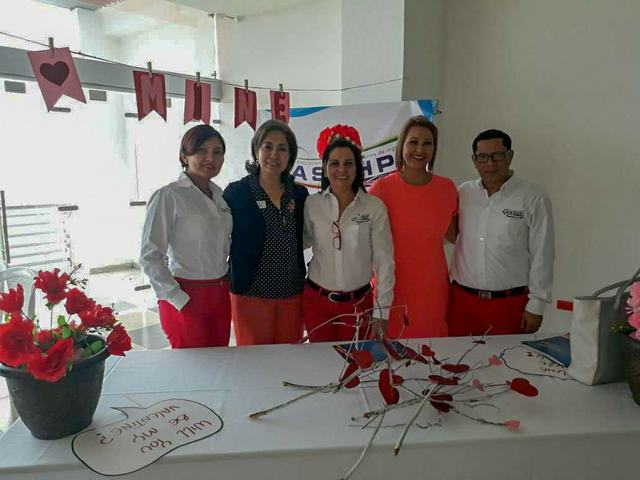 Luz Dary Torres, Rosario Valenzuela - coordinadora Proyecto de Bilingüismo Municipal, Damaris Medina - presidente Asohpi, Norma Constanza Basto Salas -conferencista y Yohamer Guevara.